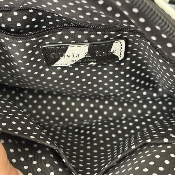 Olivia & Kate Zebra Striped Dumpling Bag - Picture 4 of 8